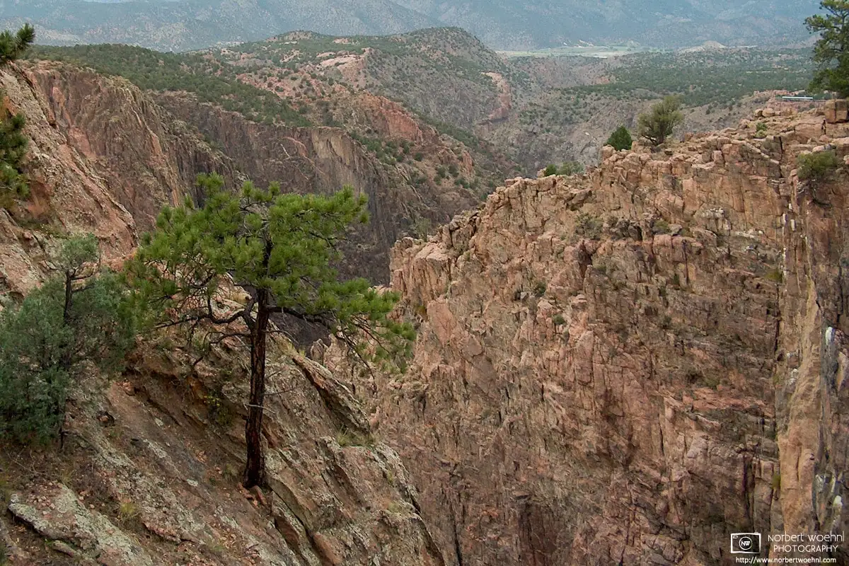 The Royal Gorge is a canyon on the Arkansas River near Cañon City, Colorado. It is a narrow, steep gorge through the granite of Fremont Peak.