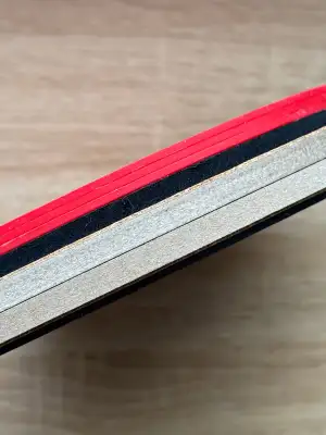 Profile view of the resulting drum practice pad