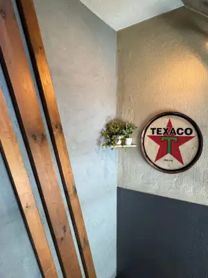 Stairwell decoration at Air Sound Studio in the Hasune district of Itabashi Ward in Tokyo, Japan.