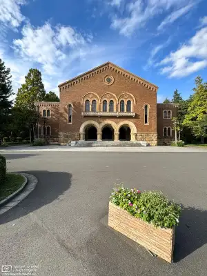 Kanematsu Hall at Hitotsubashi University in Kunitachi, Tokyo, Japan.