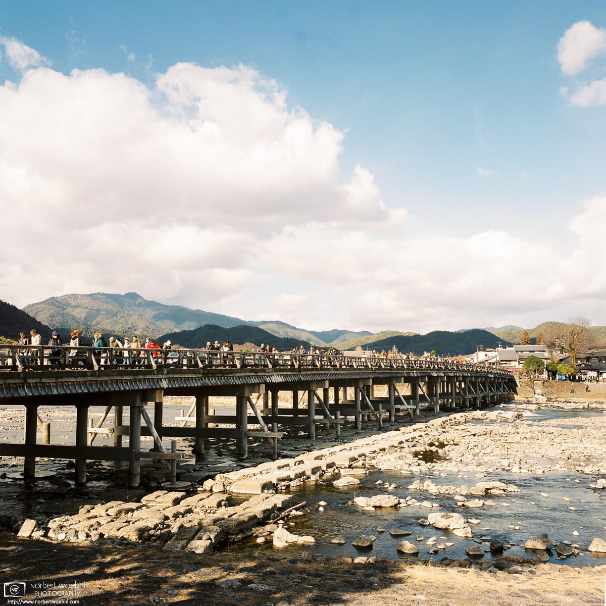 Togetsukyo Bridge, Arashiyama, Kyoto, Japan Photo