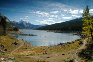 Medicine Lake, Jasper National Park, Canada Photo