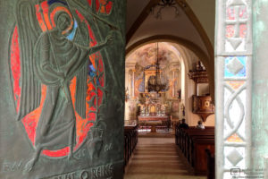 A view into the Frauenkirche (Church of Our Lady) in Bad Radkersburg in Styria, Austria.