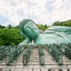 The Reclining Buddha statue at Nanzoin Temple in Sasaguri, Fukuoka Prefecture, Japan.