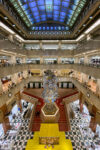 An interior shot of the Mitsukoshi Department Store in the Nihonbashi district of Tokyo, Japan.
